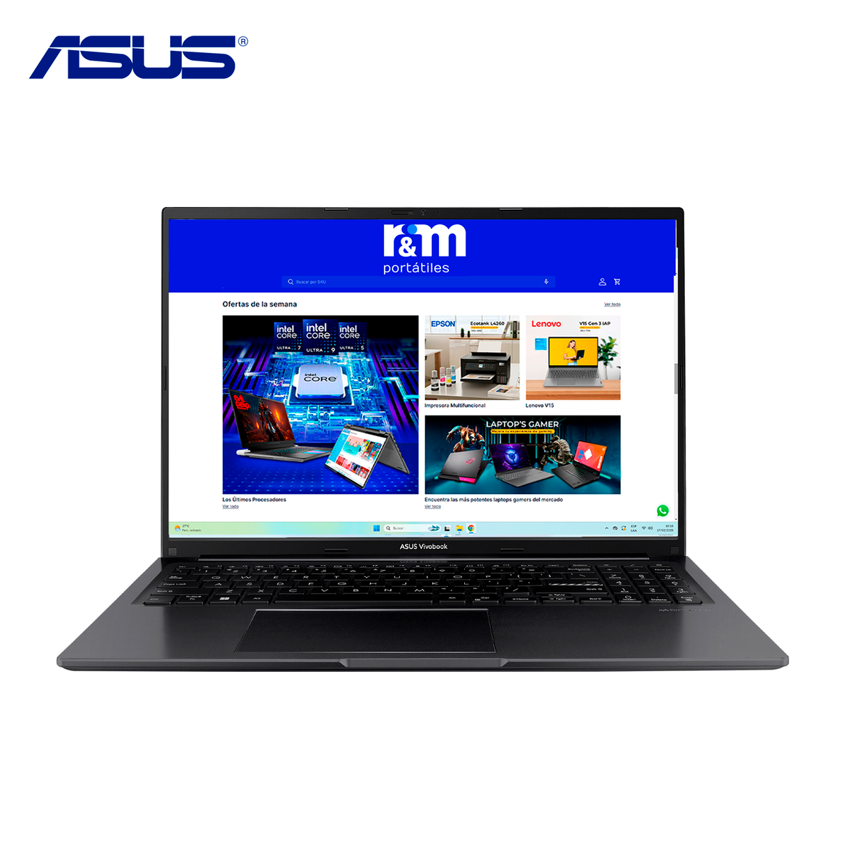 Laptop ASUS Vivobook 16 X1605ZA-MB292 Intel Core i5 12500H RAM 16GB Disco 512GB SSD 16" WUXGA FreeDos