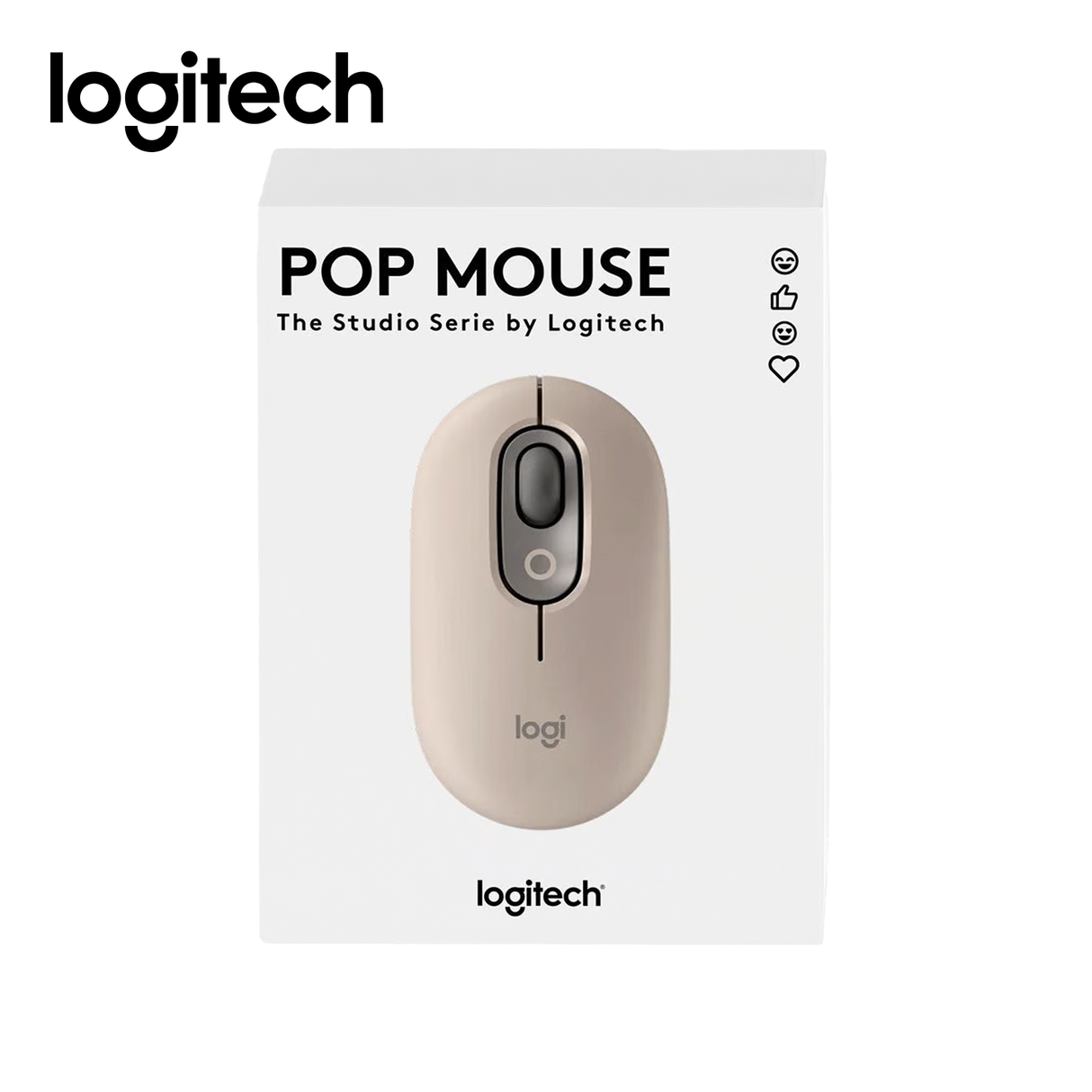 Mouse Logitech Pop Bluetooth  Gris Arena / Niebla