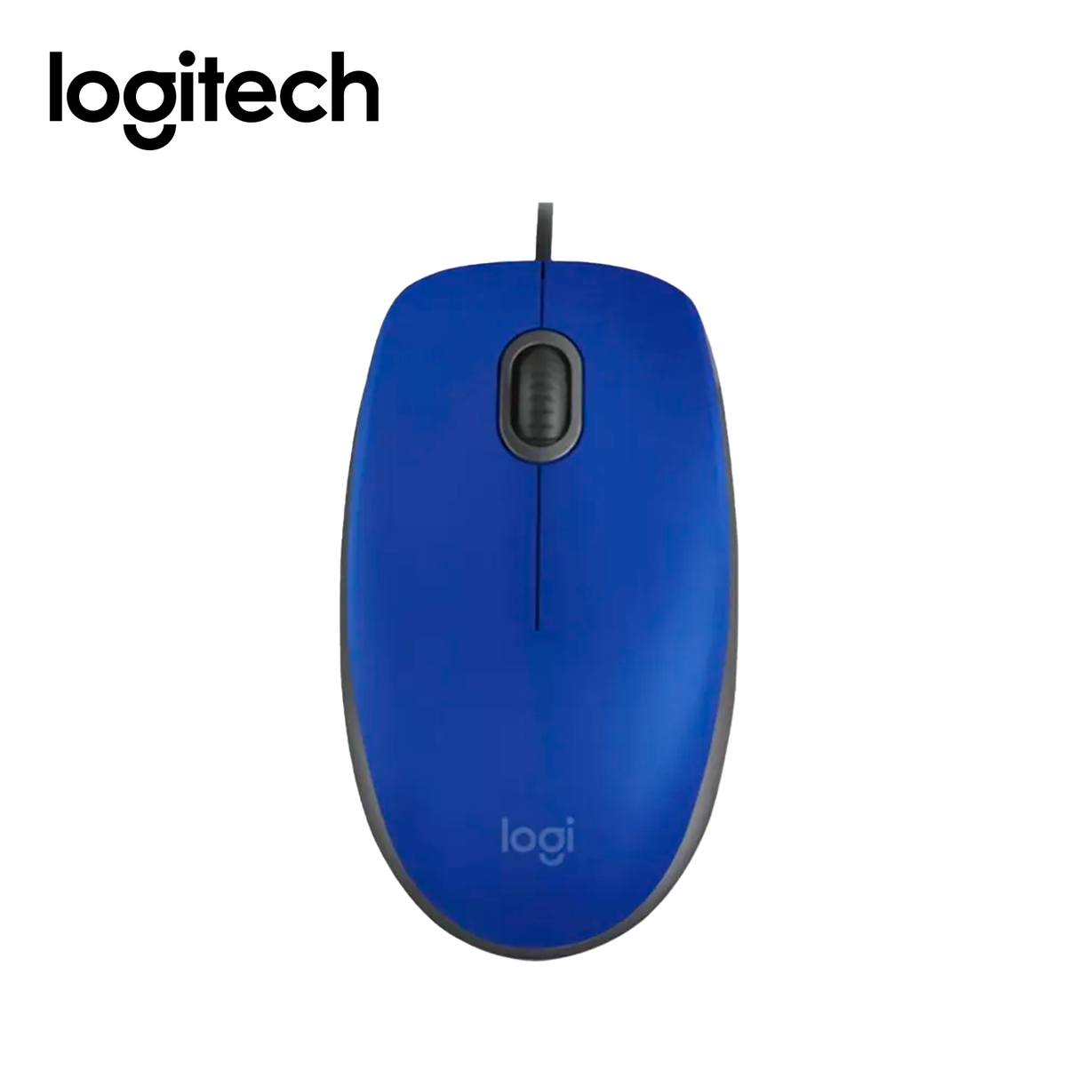 Mouse Logitech M110 Silencioso Óptico USB Azul