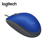 Mouse Logitech M110 Silencioso Óptico USB Azul