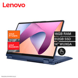 Laptop Lenovo IdeaPad Flex 5 14ABR8 Ryzen 7 7730U RAM 16GB Disco 512GB SSD 14" WUXGA Táctil Windows 11 (82XX003YUS)
