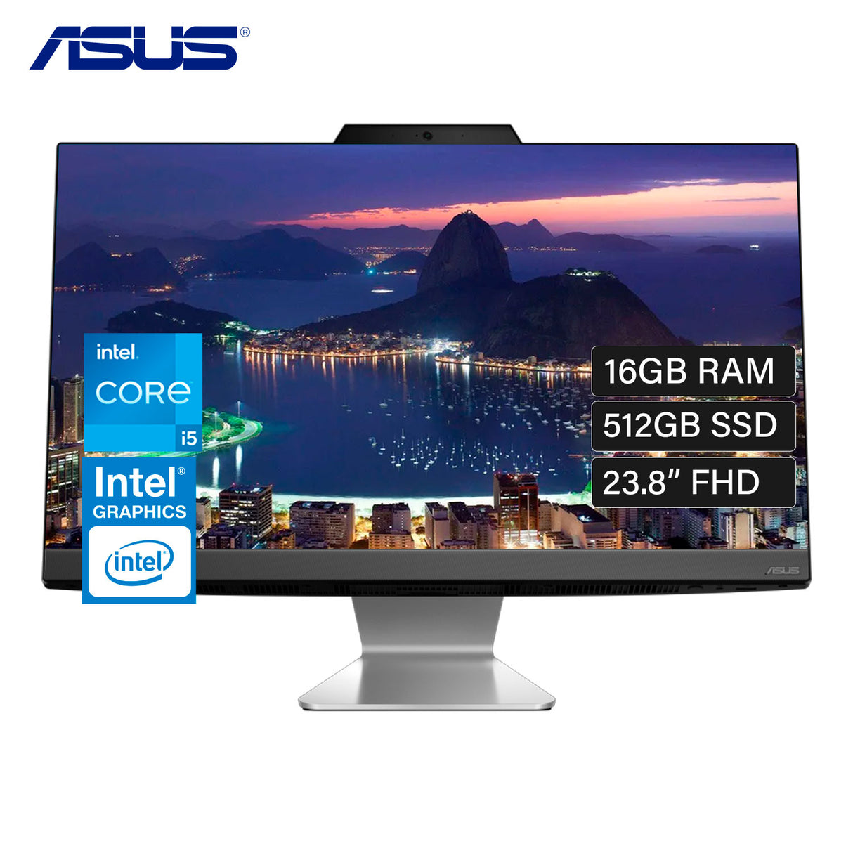 Asus AIO A3402WVAK-BPC0840 Intel Core i5 1335U Ram 16GB Disco 512GB SSD 23.8" FHD WINDOWS 11 90PT03T2-M01FZ016GW11