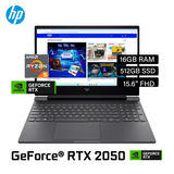 Laptop HP Victus 15-FB2025LA Ryzen 5 8645HS RAM 16GB Disco 512GB SSD Video RTX 2050 4GB 15.6" FHD FreeDos