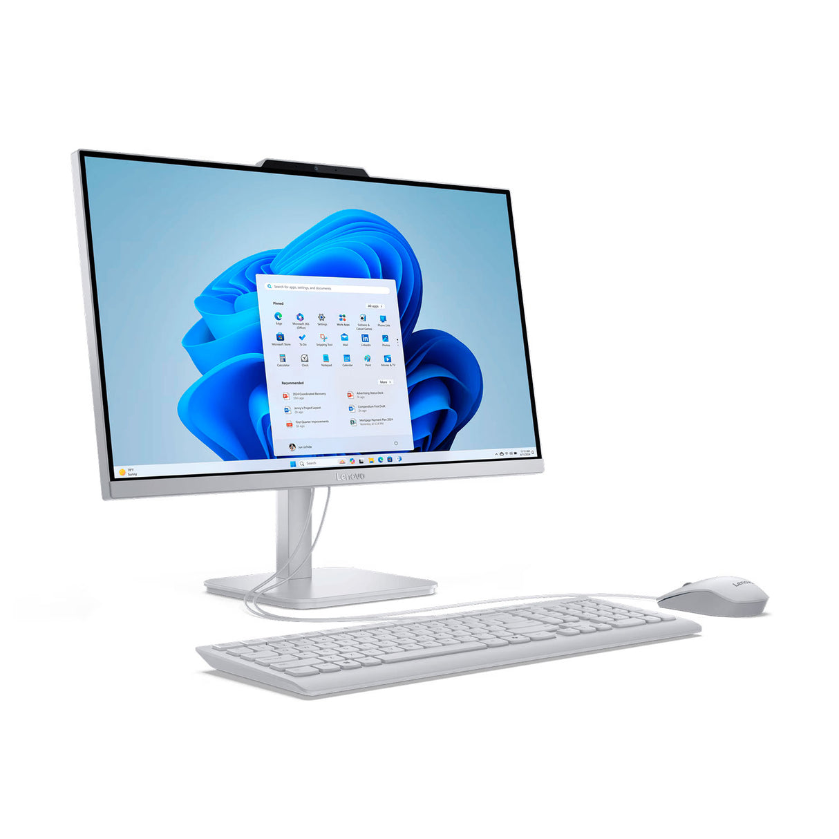 Lenovo Ideacentre AIO A100 Intel Core i3 N305 RAM 8GB Disco 512GB SSD 23.8" FHD (F0J6002NLD)