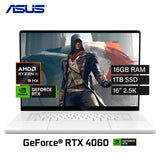 Laptop ASUS ROG ZEPHYRUS GA605WV-G16.R94060 Ryzen AI 9 370 HX Ram 16GB Disco 1TB SSD Video Nvidia RTX 4060 8GB 16" 2.5K Windows 11