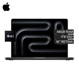MacBook Pro A2991 CHIP M3 RAM 48GB Disco 1TB SSD 16" Retina Gris Espacial