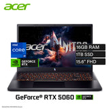 Laptop Acer Nitro V 15 ANV15-52-98KV Intel Core i9-13900H RAM 16GB Disco 1TB SSD NVIDIA RTX 5060 8GB 15.6″ FHD Windows 11 (NH.U1NAA.001)