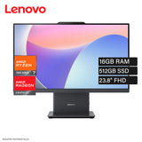All-in-One AIO Lenovo IdeaCentre AIO 24ARR9 Ryzen 7 7735HS 16GB Disco 512GB SSD 23.8" FHD Free DOS (F0HR009QLD)