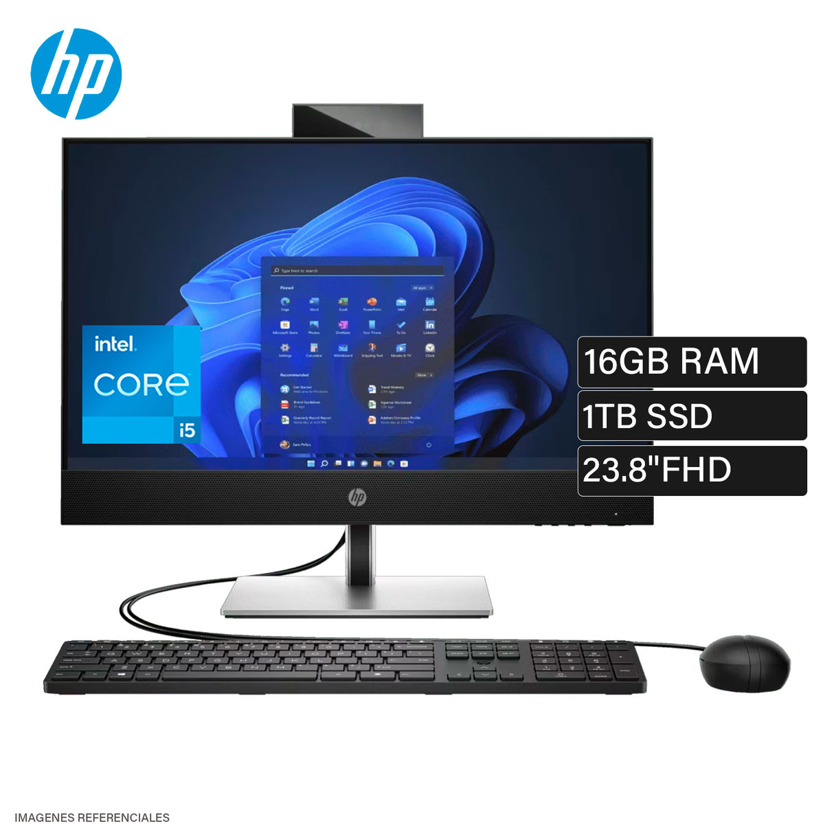 All in One HP ProOne 440 G9 Intel Core i5 14500U RAM 16GB Disco 1TB SSD 23.8″ FHD Windows 11 Pro (BT2B6LA#ABM)