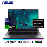 Laptop Asus Rog G815LR-S9118W Intel Core Ultra 9 275hx RAM 16GB DISCO 1TB SSD video Nvidia RTX 5070 TI 12GB 18" WQXGA Windows 11 (90NR0LT1-M007A0)