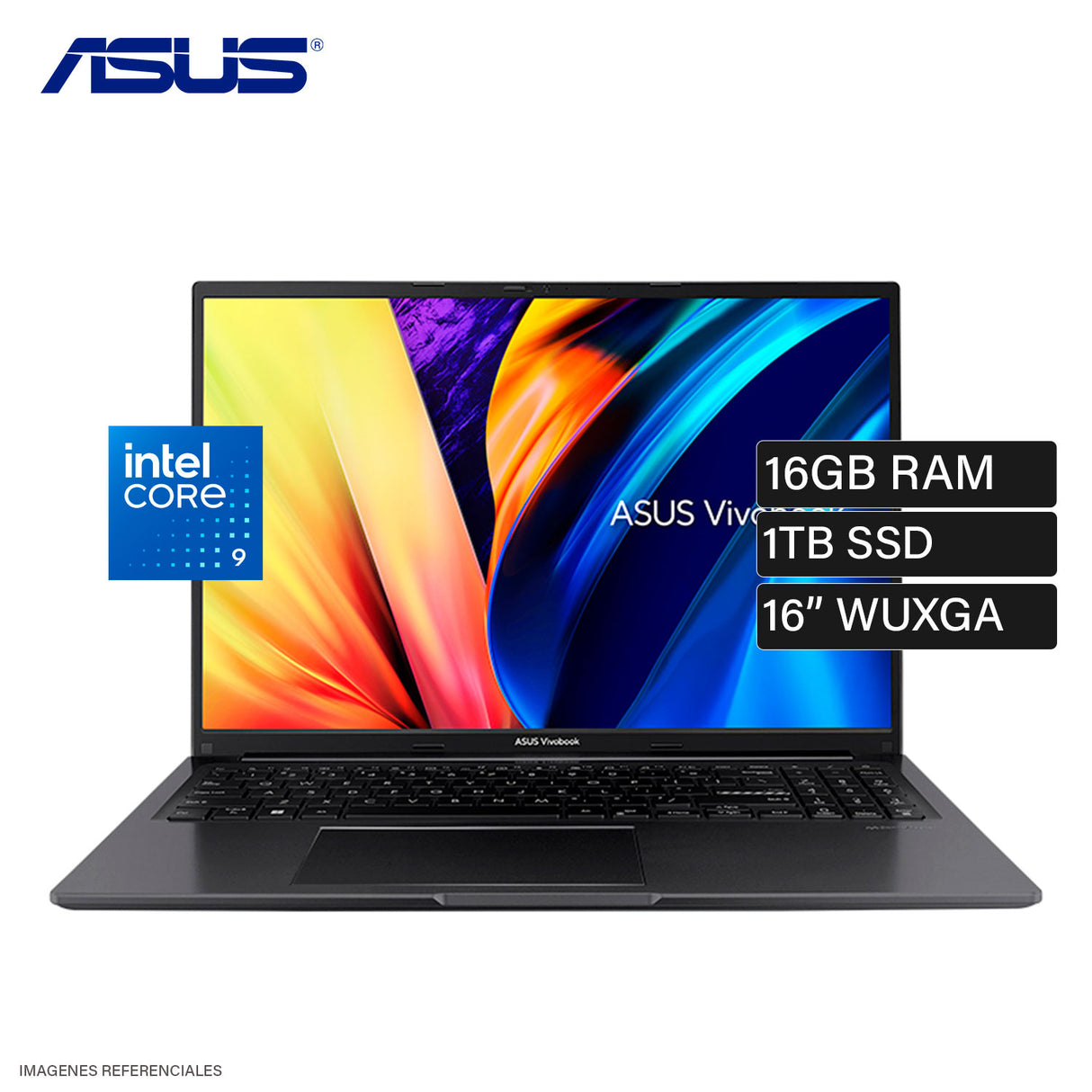 Laptop Asus Vivobook X1605VA-MB2560 Intel Core 9 270H Ram 16GB Disco 1TB SSD 16″ WUXGA FreeDOS