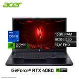 Laptop Acer Nitro V ANV15-51-93PU Intel Core i9 13900H Ram 16GB Disco 512GB SSD NVIDIA RTX 4060 8GB 15.6″ FHD Windows 11 (NH.QQEAA.006)