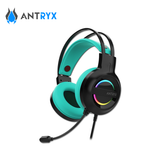 Audífonos C/Micrófono Antryx Iris-K Turquoise 7.1 Virtual USB