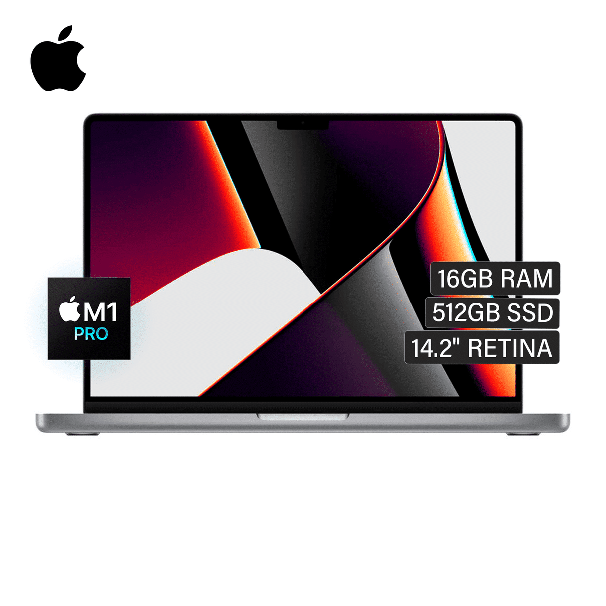 MacBook Pro A2442 Chip M1 PRO RAM 16GB Disco 512GB SSD 14" Retina Año 2021 Gris Espacial Español