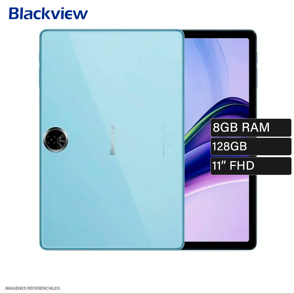 Tablet Blackview Zeno 5 11" FHD RAM 8GB Almacenamiento 128GB ROM Ocean Blue