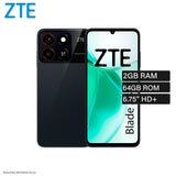 Celular ZTE Blade A35 Memoria 2GB+4GB Virtual Almacenamiento 64GB Pantalla 6.75"