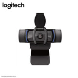 Cámara Web Logitech C920E Business Negro Pro FHD/Tapa USB (960-001401)