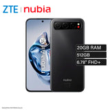 Celular ZTE Nubia Air Z2468N RAM 20GB Almacenamiento 512GB 6.78" FHD+ Negro Android 15