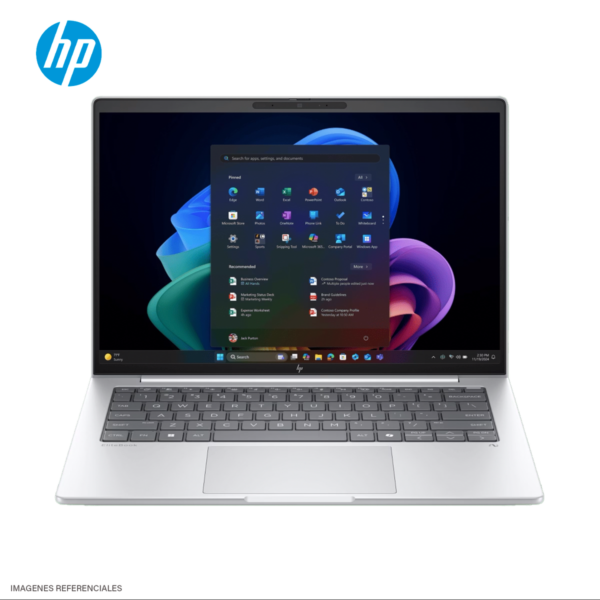 Laptop Hp Elitebook 8 G1i Intel Core Ultra 5 226v RAM 16gb Disco 512gb SSD 14" W11 Pro (D6ug2at)