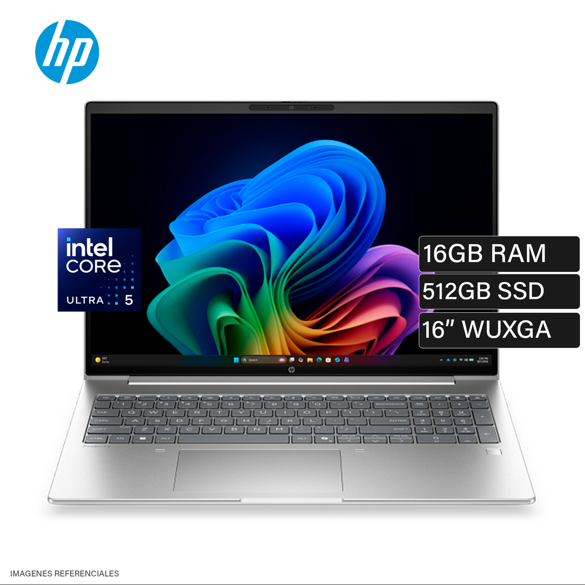 Laptop HP ProBook 4 G2 Intel Core Ultra 5 325 Ram 16GB Disco 512GB SSD 16" WUXGA Windows 11 Pro