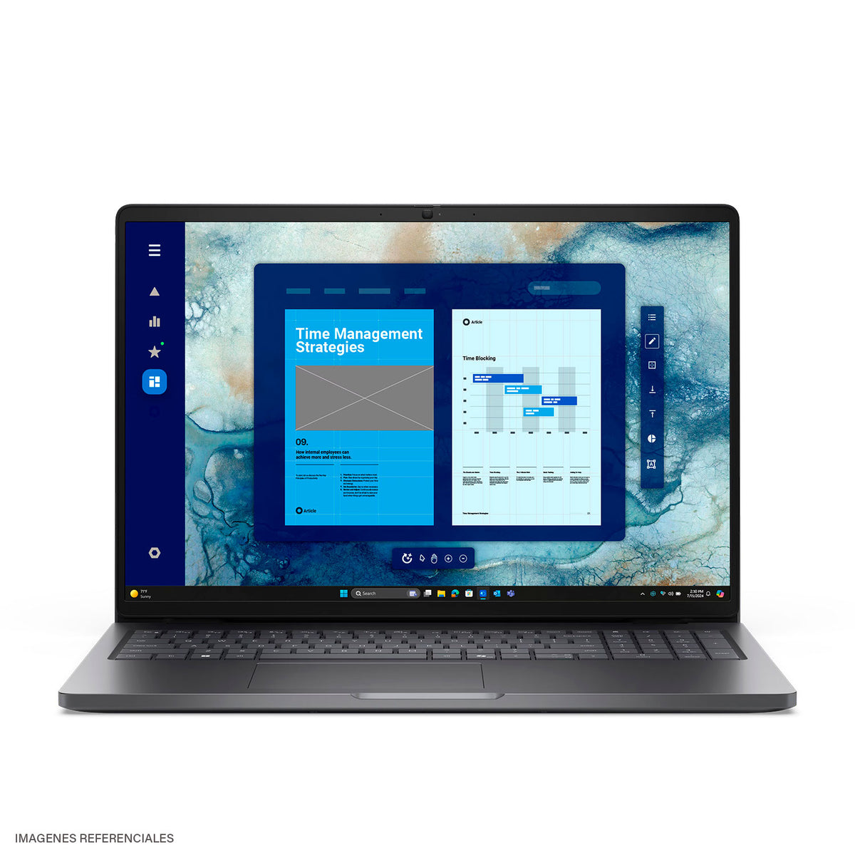 Laptop Dell Pro 16 PC16250 Intel Core Ultra 5 225U RAM 16GB Disco 512GB SSD 16″ WUXGA Windows 11 Pro (37TWC)