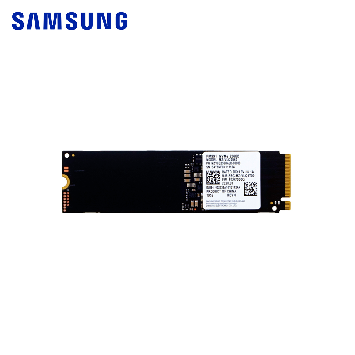 Disco Solido Samsung PM991 NVMe 256GB SSD