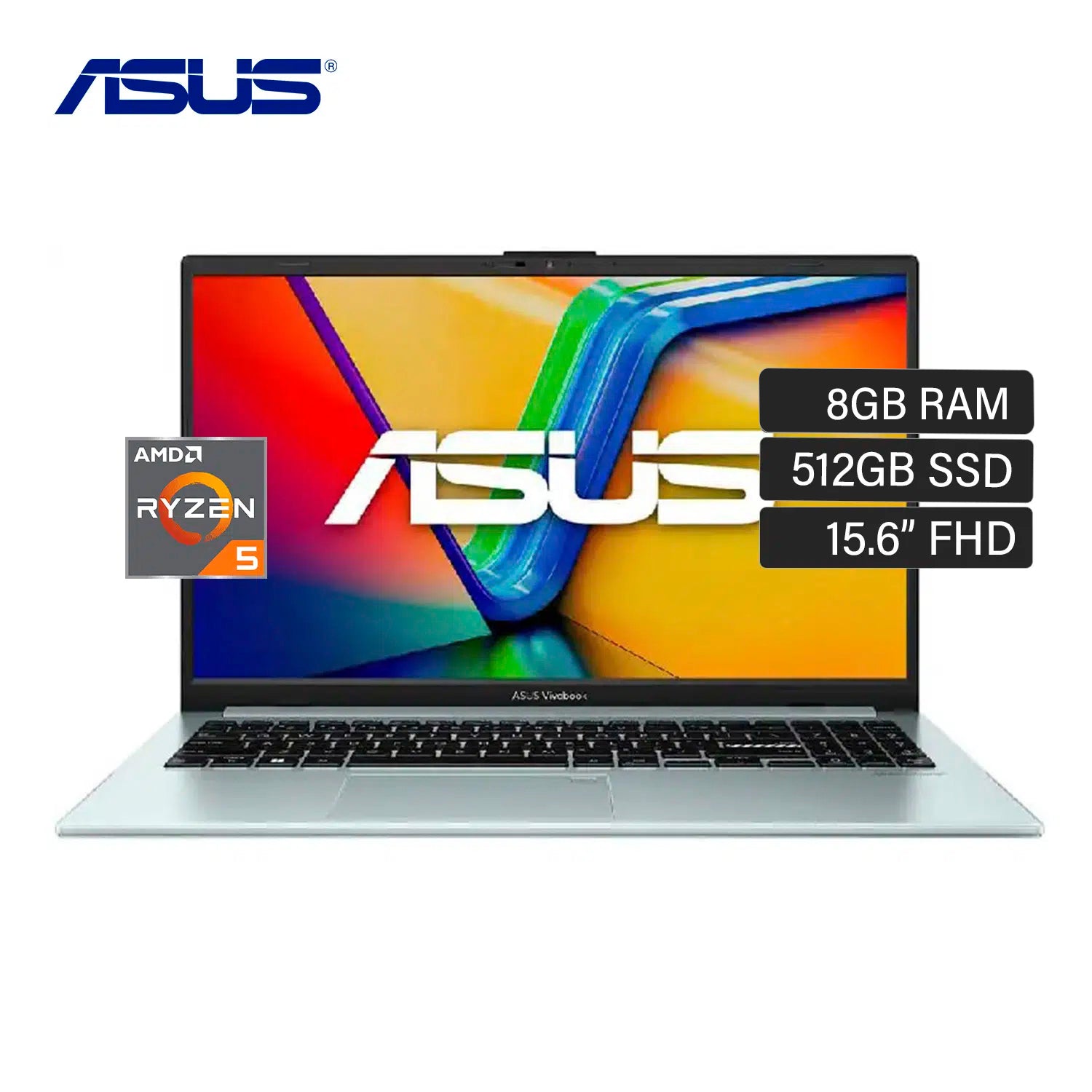 Portatil Asus AMD Ryzen 5-7520U 16GB - 2TB SSD 15,6 FHD