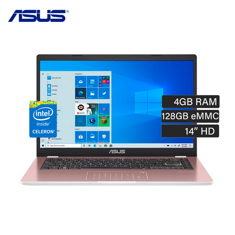 Laptop Asus E410MA-202 Intel Celeron N4020 RAM 4GB Disco 128GB eMMC 14″ HD Windows 11