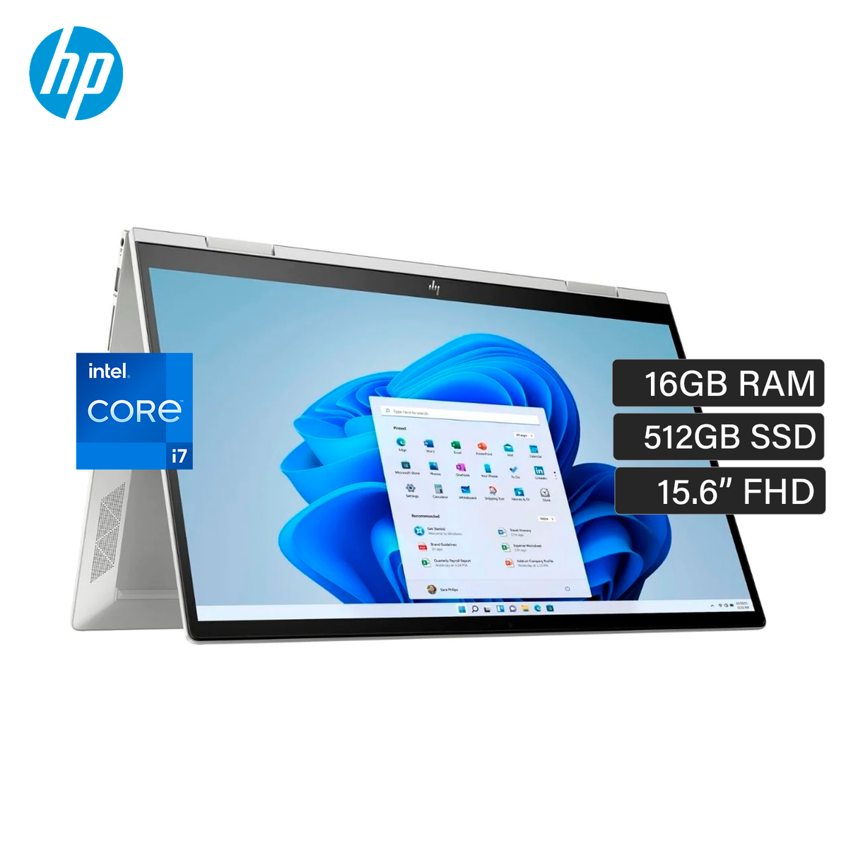 Laptop HP ENVY X360 Convertible 15-FE0053 Intel Core i7 1355U Ram 16GB Disco 512GB SSD 15.6″ FHD Táctil Windows 11 Open Box