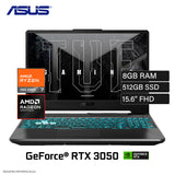 LAPTOP ASUS TUF FA506NCR-WH71 RYZEN 7 7435HS RAM 8GB DISCO 512GB SSD NVIDIA RTX 3050 4GB 15.6″ FHD WINDOWS 11