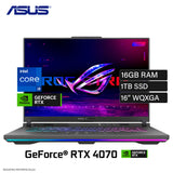 Laptop Asus ROG Strix G16 (2024) G614JIR-AS94 Intel Core i9 14900HX RAM 16GB Disco 1TB SSD Video  Nvidia RTX 4070 8GB 16" WQXGA Windows 11