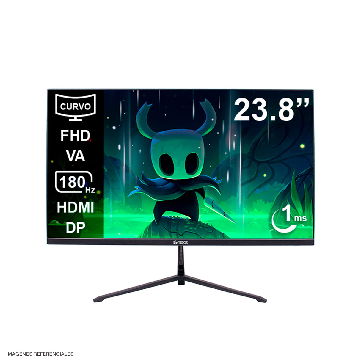 MONITOR GAMING TEROS TE-2476G, 23.8" CURVO VA, FHD, 180Hz, 1ms, FreeSync