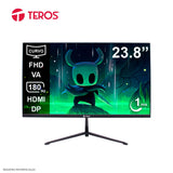 MONITOR GAMING TEROS TE-2476G, 23.8" CURVO VA, FHD, 180Hz, 1ms, FreeSync