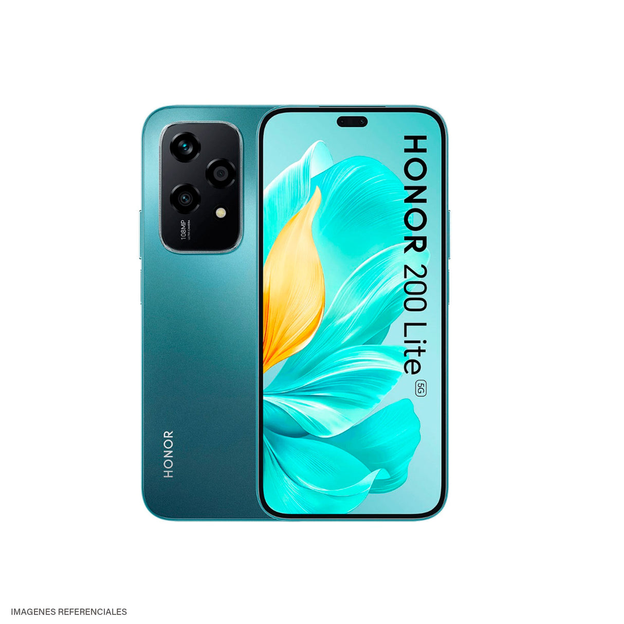 Celular Honor 200 Lite 256GB Almacenamiento 8GB RAM Pantalla 6.7" FHD+ Color Cyan Lake
