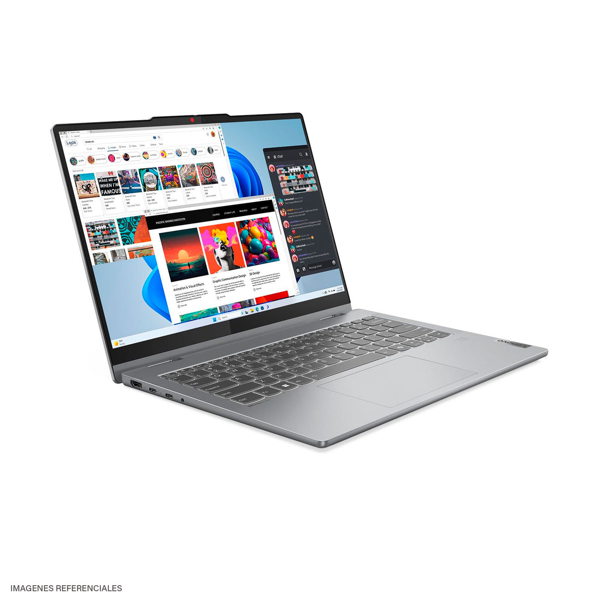 LAPTOP LENOVO IDEAPAD 5 2-IN-1 14AHP9 RYZEN 7 8845HS RAM 16GB DISCO 512GB SSD 14" WUXGA WINDOWS 11 (83DR005ULM)