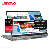 LAPTOP LENOVO IDEAPAD 5 2-IN-1 14AHP9 RYZEN 7 8845HS RAM 16GB DISCO 512GB SSD 14" WUXGA WINDOWS 11 (83DR005ULM)