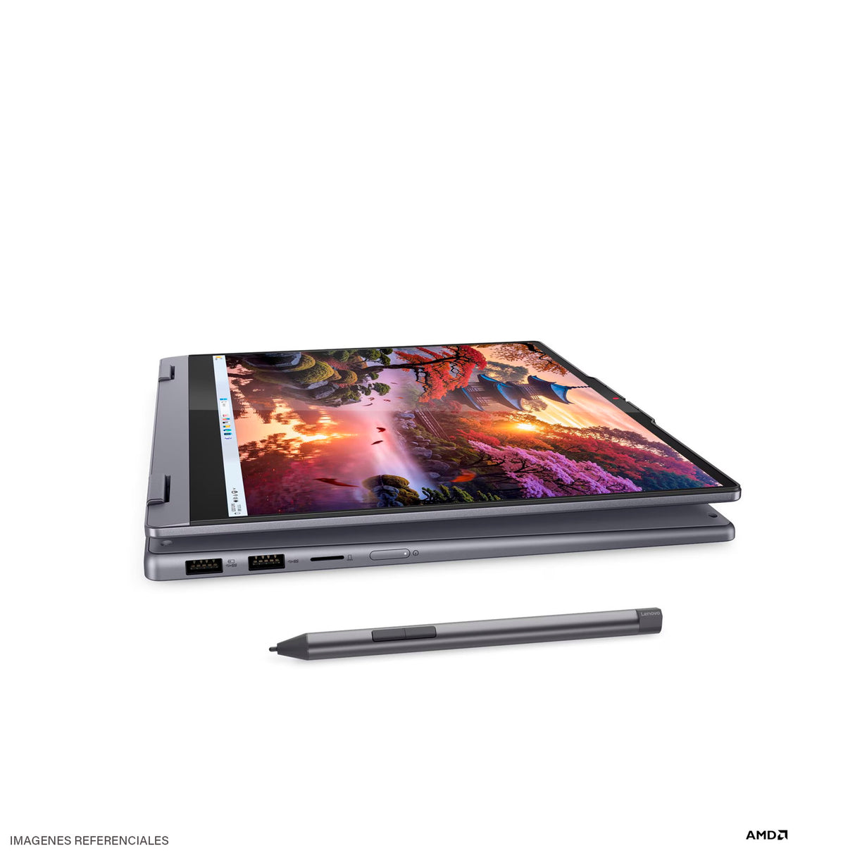 Laptop Lenovo IdeaPad 5 2 en 1 Gen 10 AMD Ryzen AI 7 350 Ram 16GB Disco 512GB SSD 14'' WUXGA Táctil Windows 11 Pro (83KT006NLM)
