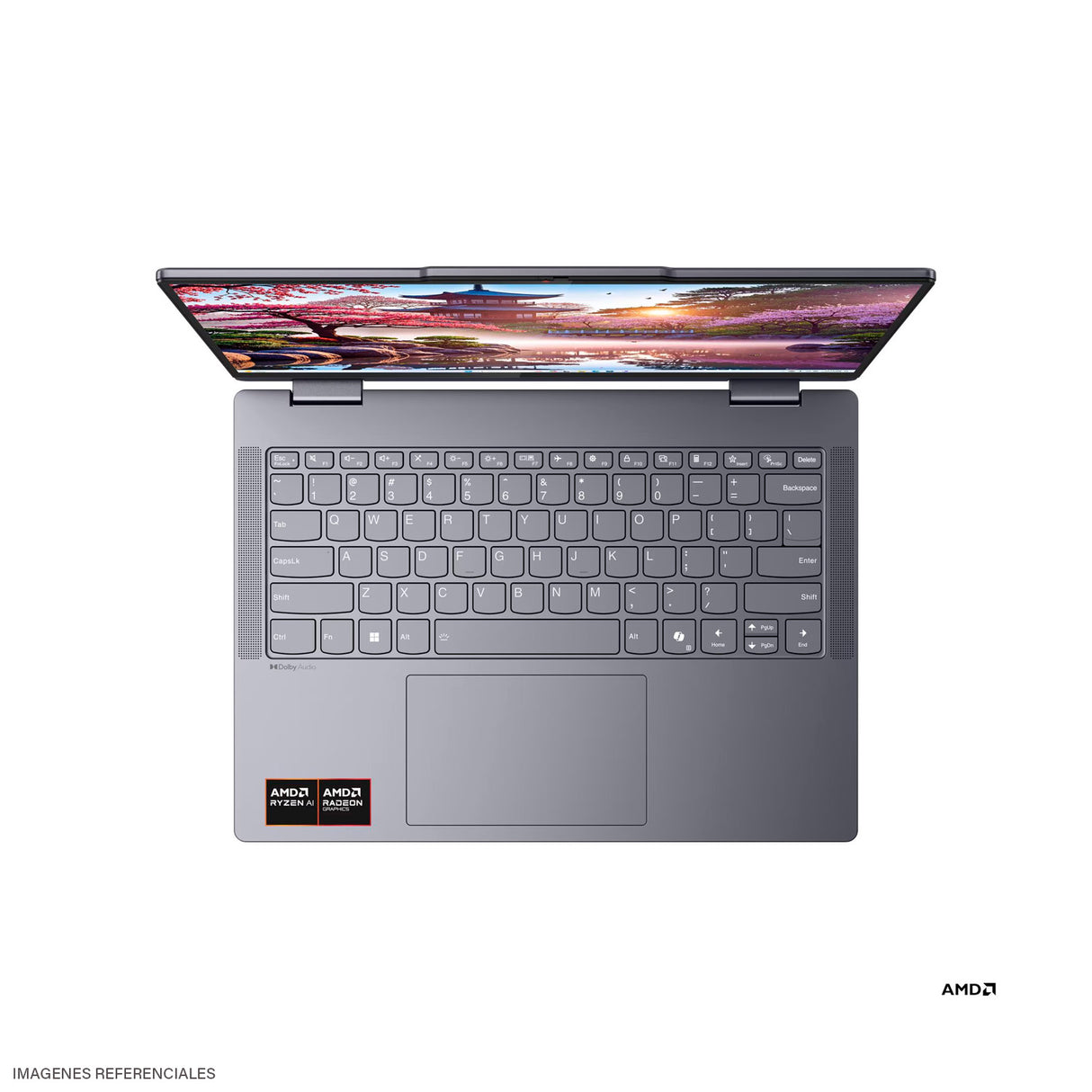 Laptop Lenovo IdeaPad 5 2 en 1 Gen 10 AMD Ryzen AI 7 350 Ram 16GB Disco 512GB SSD 14'' WUXGA Táctil Windows 11 Pro (83KT006NLM)