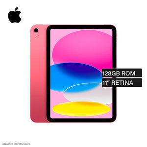 iPad 11th A16 Almacenamiento 128GB 11" IPS 12MP WiFi Bluetooth Pink