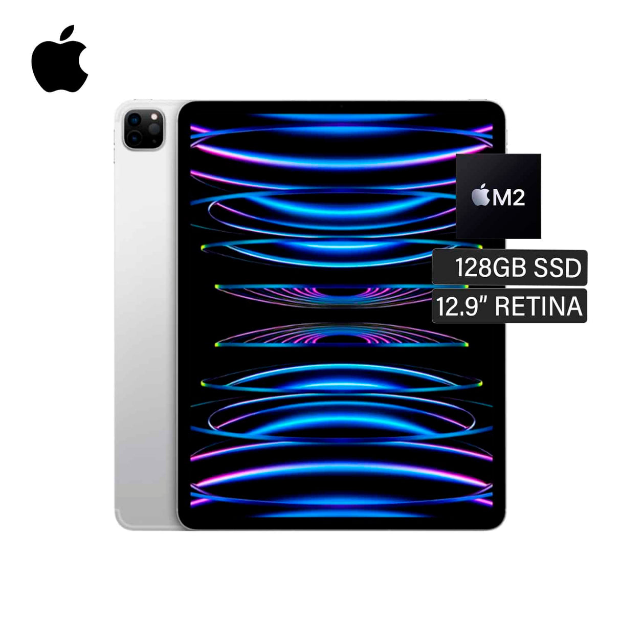 Ipad Pro A2764 (6Ta Generación) 128GB 12.9" Retina Año 2022 Lte 5G Silver