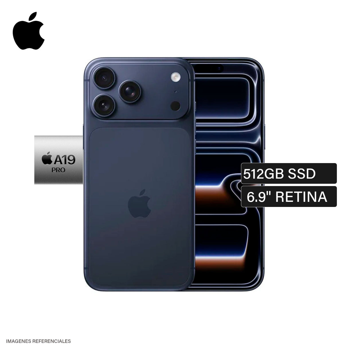 iPhone 17 Pro Max Almacenamiento 512GB 6.9" OLED Deep Blue Open Box