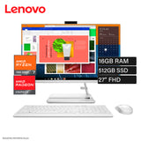 All In One AIO Lenovo Ideacentre 3 27ALC6 Ryzen 7-7730U Ram 16GB Disco 512GB SS 27" FHD Freedos (F0FY00Q7LD)