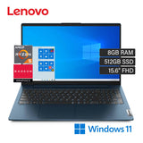 Laptop Lenovo Ideapad 5 15ALC05 Ryzen 5 5500U RAM 8GB Disco 512GB SSD 15.6 FHD Windows 11