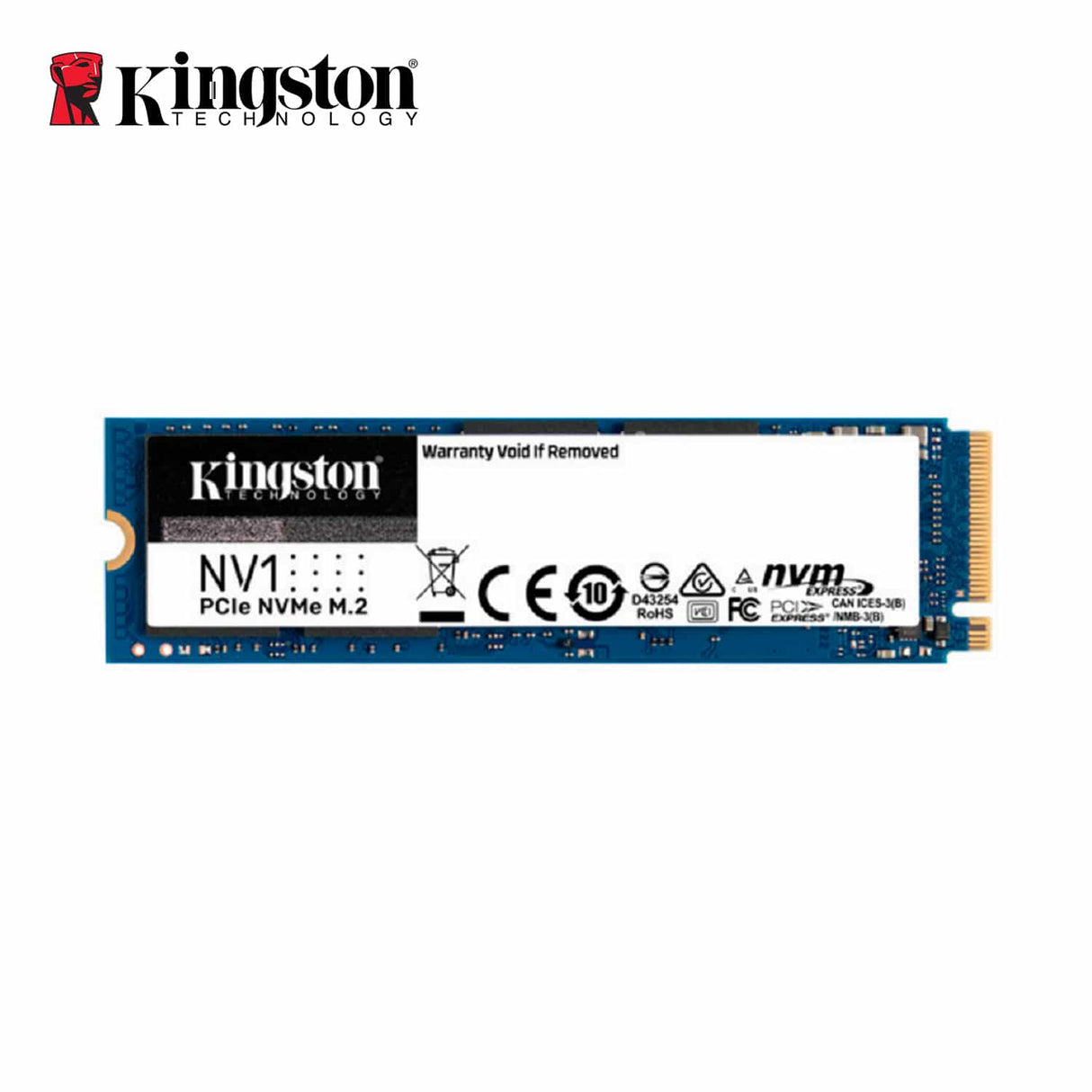 Disco Solido Kingston 1TB NV2 PCIe 4.0 NVMe