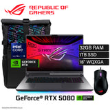 Laptop ASUS ROG Strix G18 G815LW-S9181W Intel Core Ultra 9 275HX Ram 32GB Disco 1TB SSD NVIDIA RTX 5080 16GB 18″ WQXGA 2.5K Windows 11