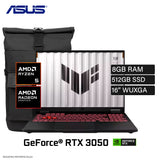 Laptop Asus TUF Gaming A16 FA608UHI-TU242W AMD Ryzen 7 260 Ram 8GB Disco 512GB SSD NVIDIA RTX 5050 8GB 16″ WUXGA Windows 11 Home (90NR0KS1-M00JR0)