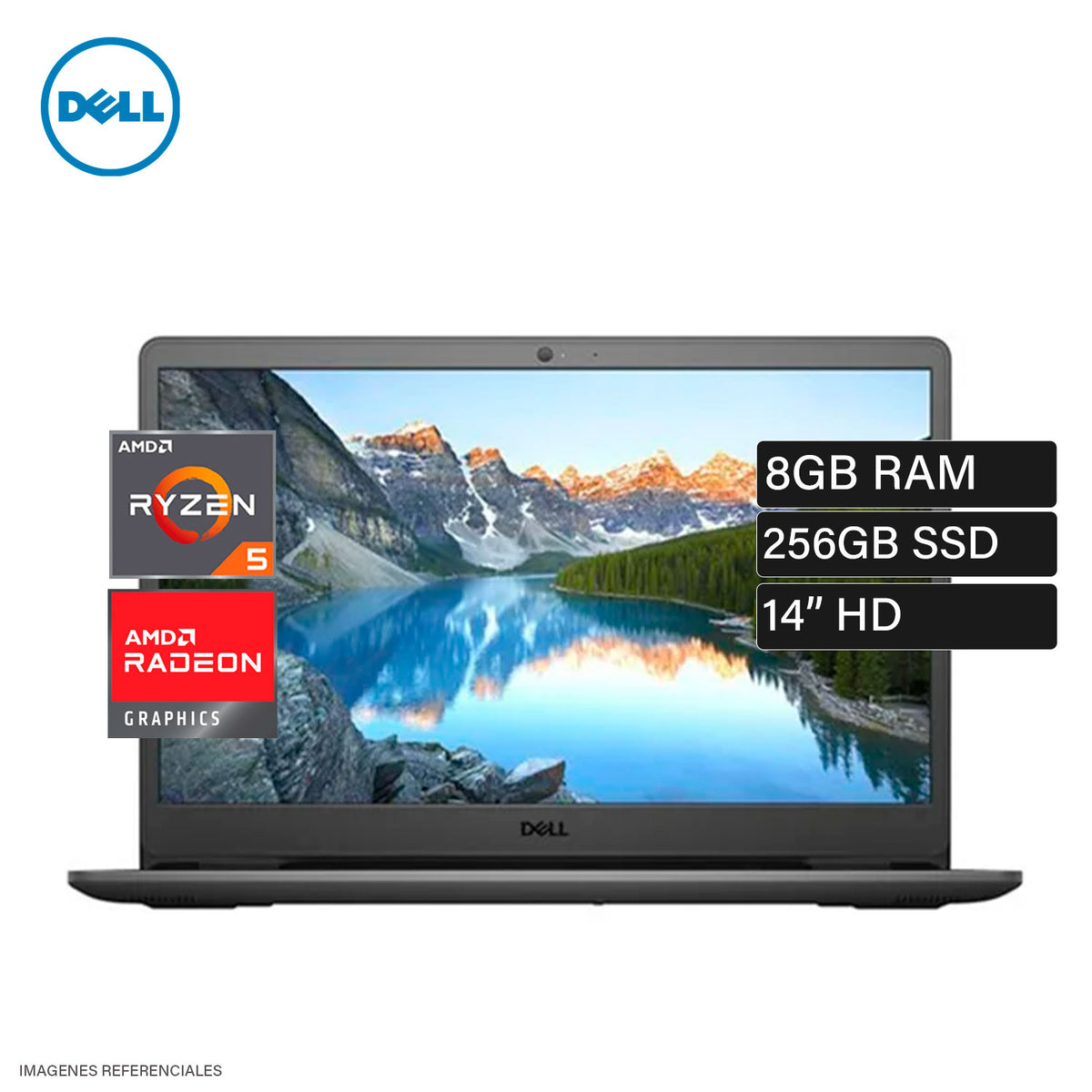 LAPTOP DELL VOSTRO 3405 AMD RYZEN 5 3450U RAM 8GB DISCO 256GB SSD 14" HD WINDOWS 10 OPEN BOX