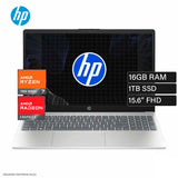 Laptop HP 15-FC0276LA AMD Ryzen 7 7730U RAM 16GB Disco 1TB SSD 15.6" FHD Windows 11 Open Box