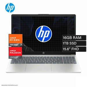 Laptop HP 15-FC0276LA AMD Ryzen 7 7730U RAM 16GB Disco 1TB SSD 15.6" FHD Windows 11 Open Box