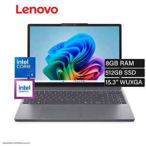 Laptop Lenovo IdeaPad Slim 3 15IWC11 Intel Core 5 320 Ram 8GB SSD 512GB 15.3" WUXGA IPS FreeDOS (83RR00GVLM)